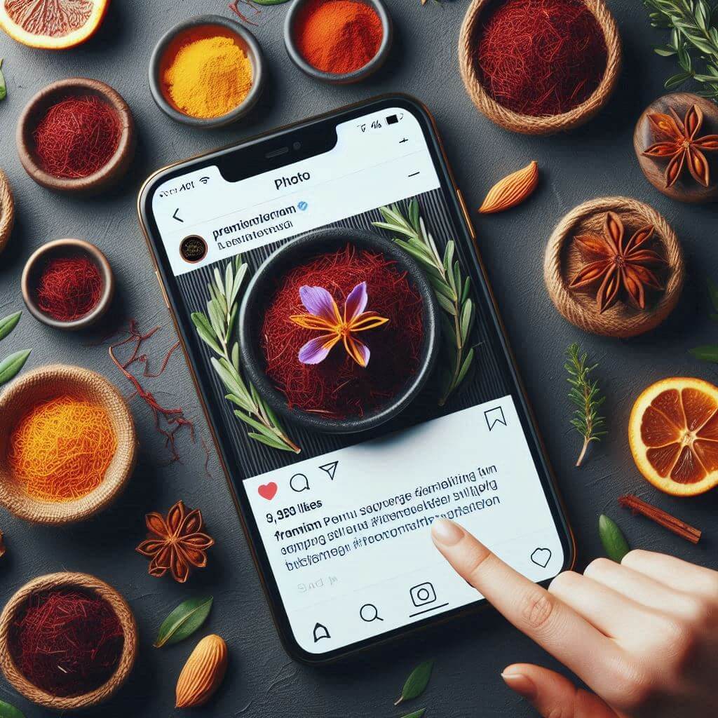 Saffron social media post